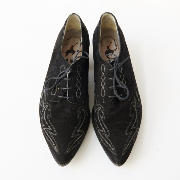 80s - SUSAN BENNIS - WARREN EDWARDS - Boots - Men\'s - 10.5 - BLK Suede main image 5